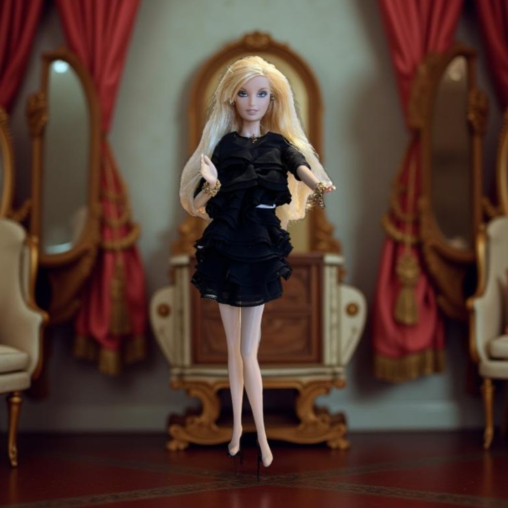 Barbie Doll Juicy couture 2004 Beverly
Hills (2008) Chiffon dress & jewelry - Picture 5 of 16